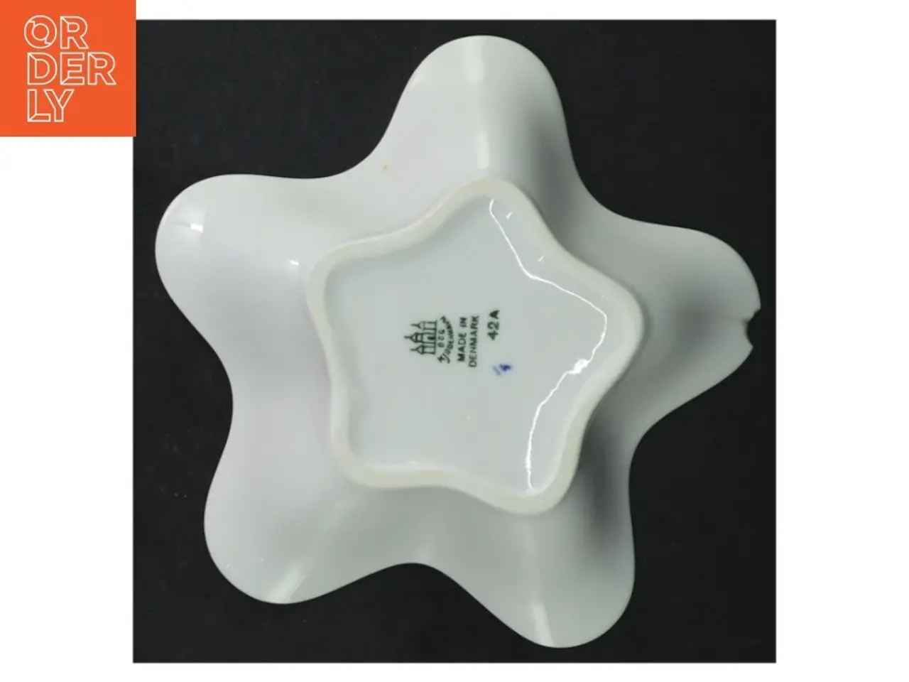 Billede 4 - Blå Blomster Porcelænsskål fra B&G (str. Ø. 13 cm)