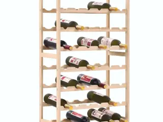 Vinreol cedertræ 57,5 x 28 x 102 cm