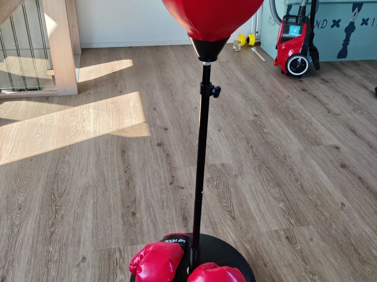 Billede 1 - Boksebold med handsker
