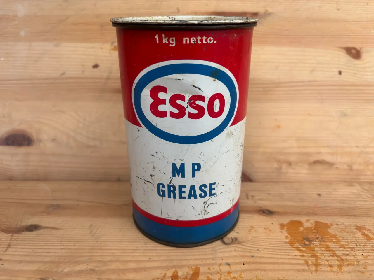 Billede 1 - ESSO 1 kg.fedtdåse