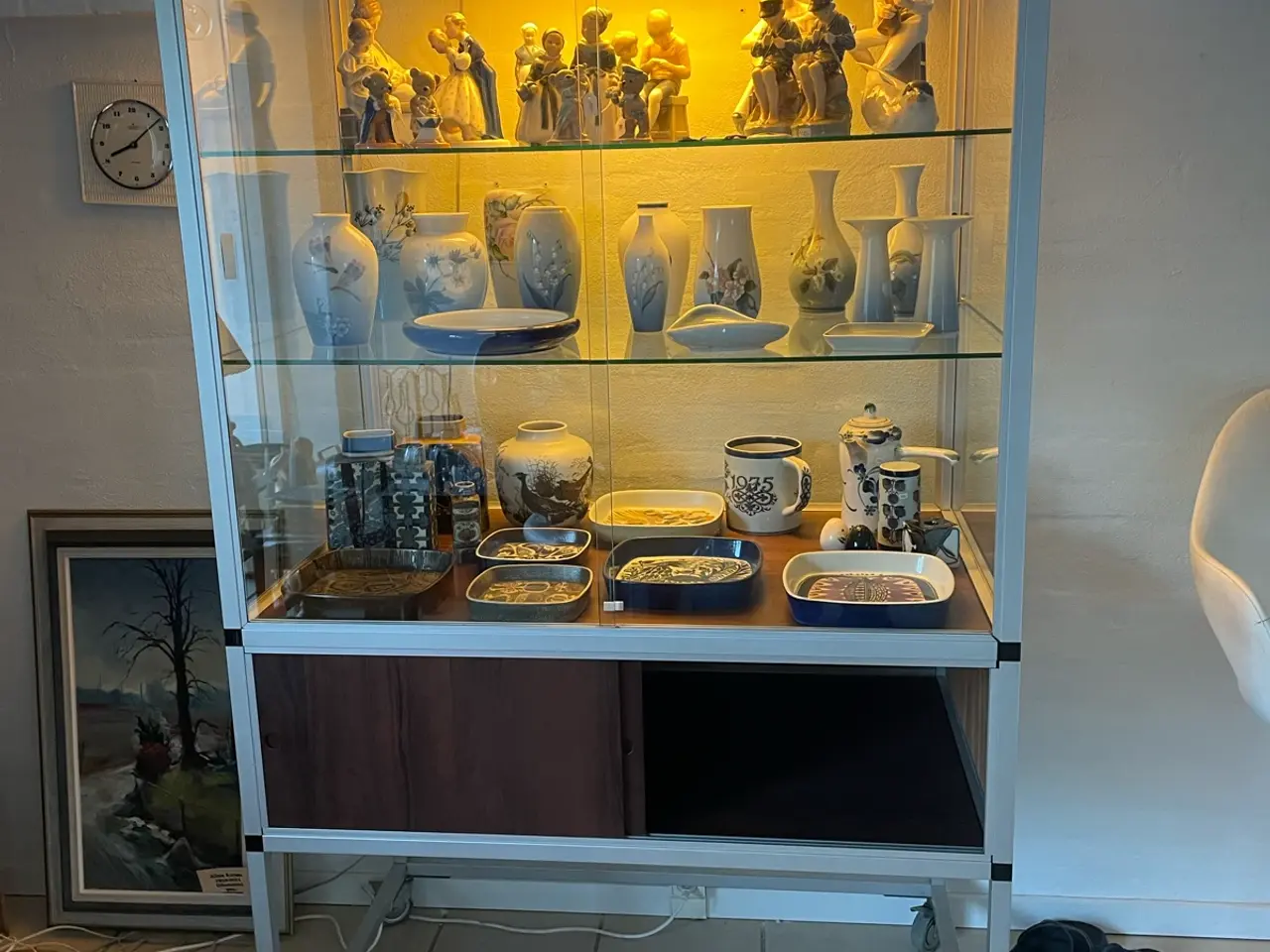 Billede 3 - Royal Copenhagen glasvitine