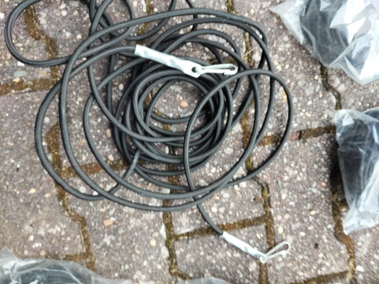 Billede 3 - Stort parti elastiksnore – Mange uåbnede pakker på