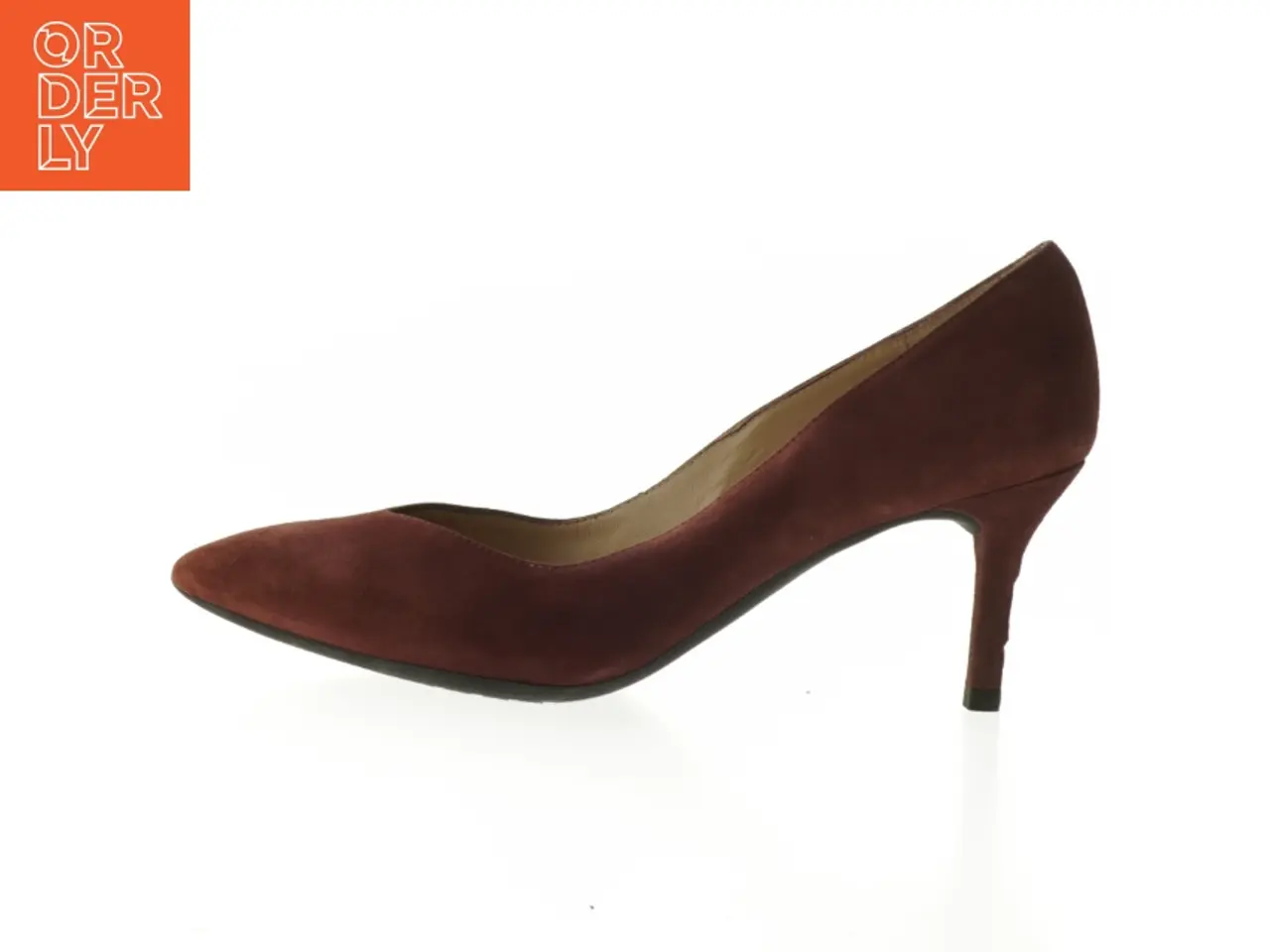 Billede 1 - Brun pumps i ruskind fra Unisa (str. 38 )