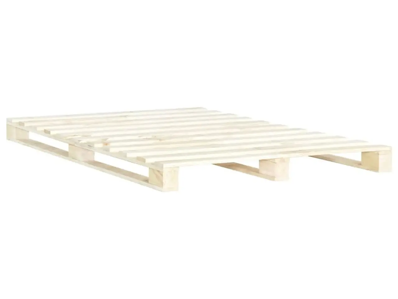 Billede 2 - Pallesengestel 140x200 cm massivt fyrretræ
