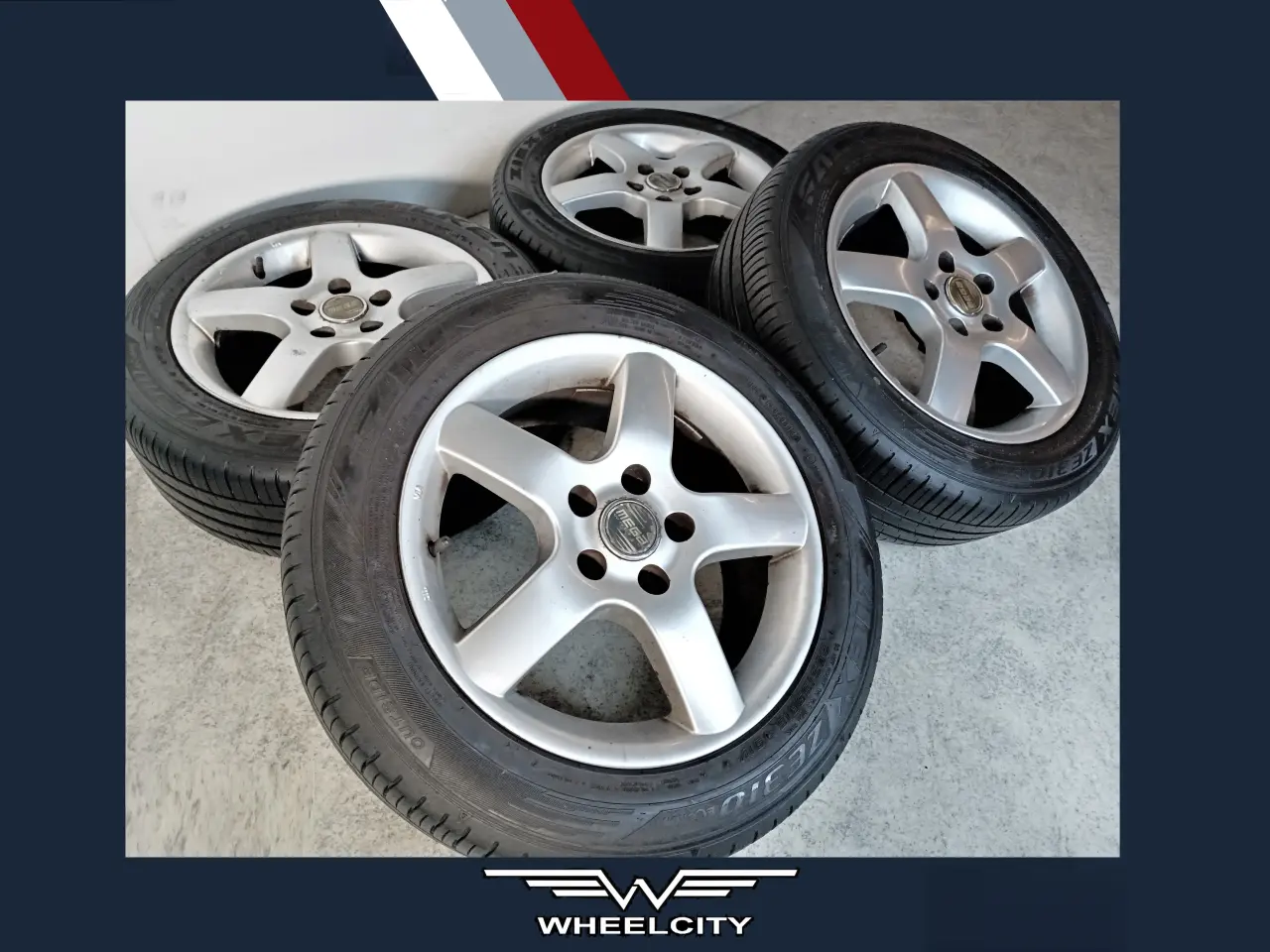Billede 1 - 5x110 16" ET40 MegaWheels sommersæt