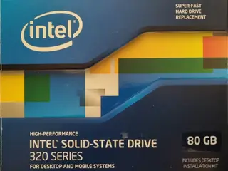 Intel Solid-State Drive 2.5" 80 GB.