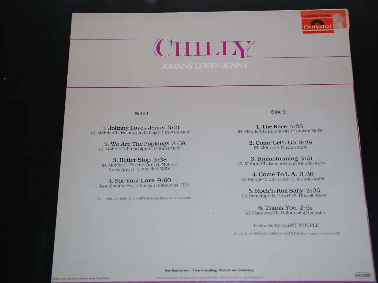 Billede 10 - 3 Vinylplader med CHILLY
