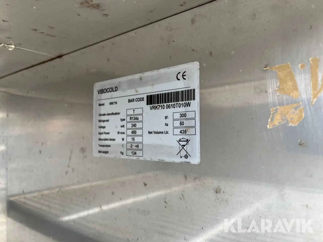 Billede 11 - Køleskab Vibocold VRK710