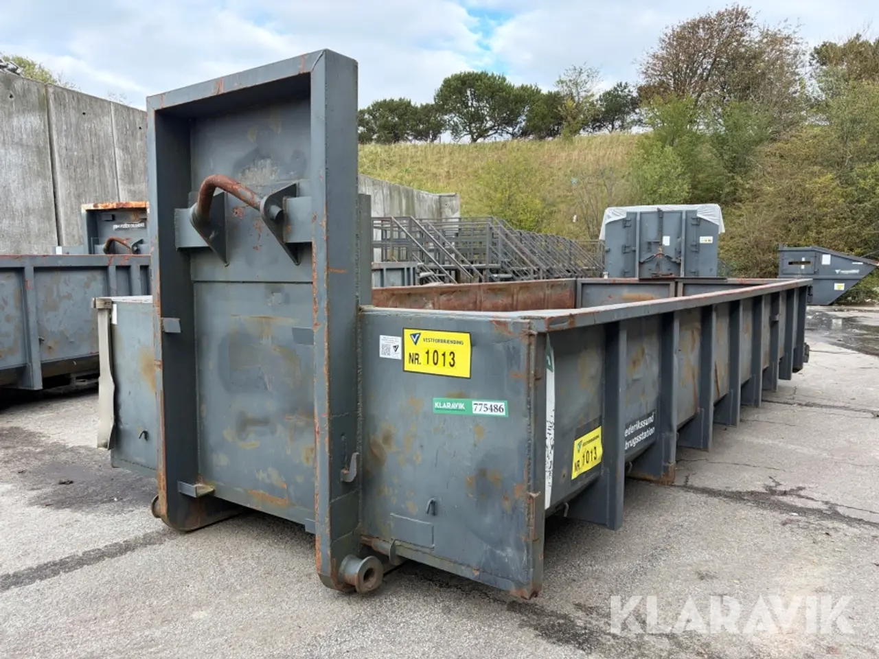 Billede 1 - Container 10 m³ med kroghejs