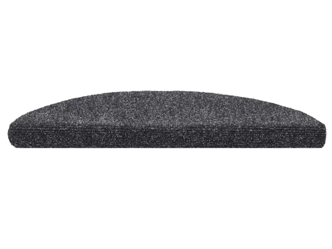 Billede 4 - Trappemåtter selvklæbende 10 stk. 56x17x3 cm mørkegrå halvrunde