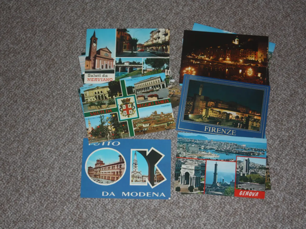 Billede 1 - 16 vintage postkort fra Italy