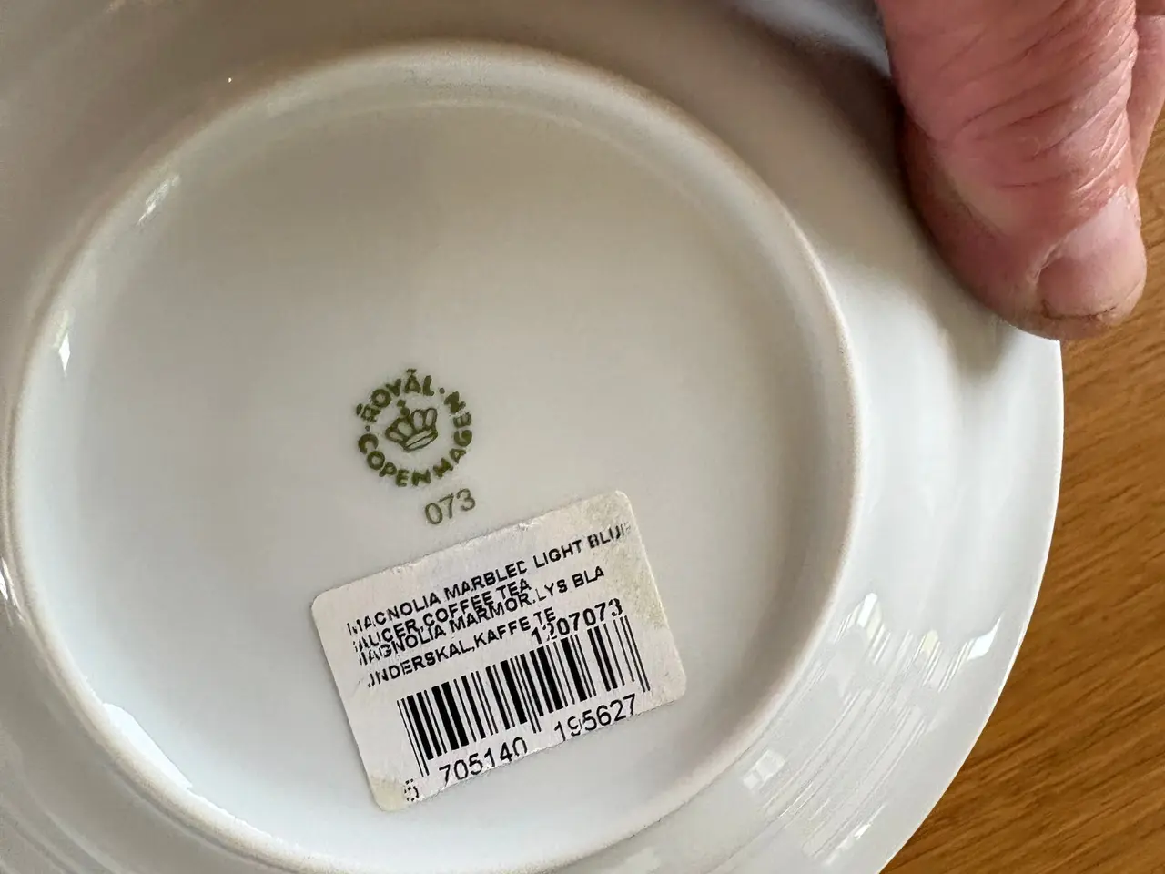 Billede 5 - Blå magnolia kaffestel til 12 Pers 