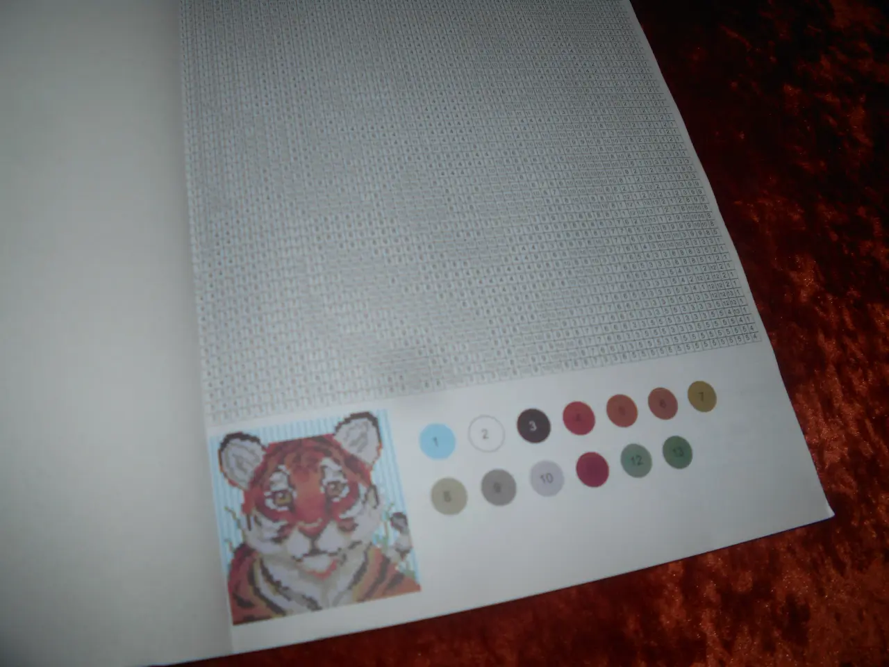 Billede 2 - Paint by squares mindfulness