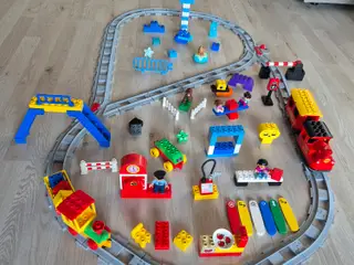 Duplo Smart Elektrisk Togbane, Damptog, APP Funkti