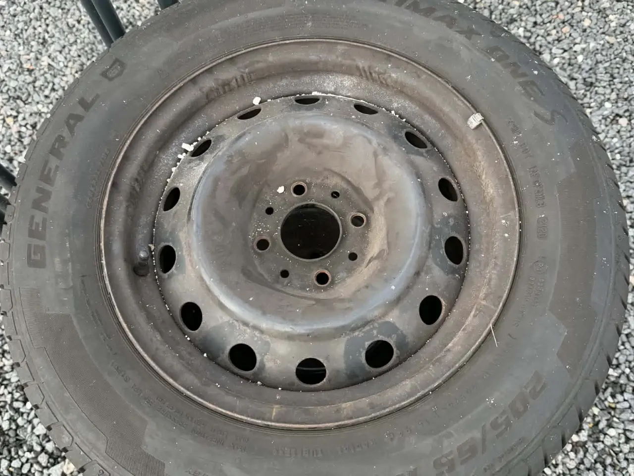 Billede 2 - 4 x 108 Peugeot Stålfælge med sommerdæk