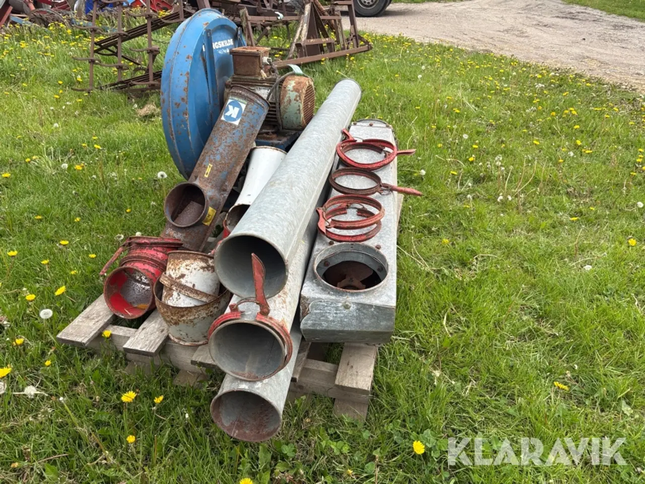 Billede 3 - Kornblæser og rør Kongskilde TRL 75