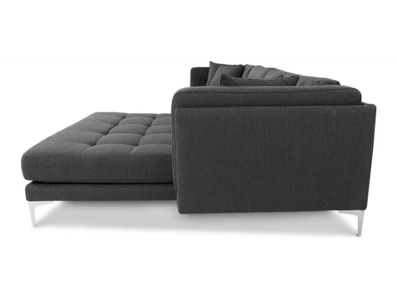 Billede 7 - XL Chaiselong sofa venstrevendt - Koksgrå Inari 96