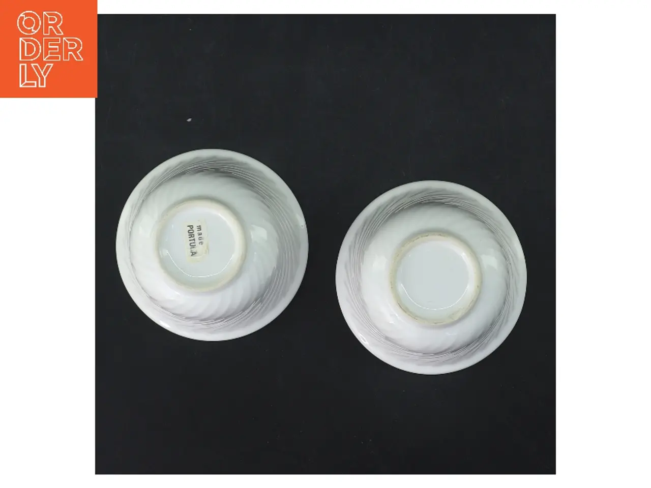 Billede 3 - Porcelænskåle 2 stk (str. 2 stk Ø 8,5 cm længde 6,5 cm)