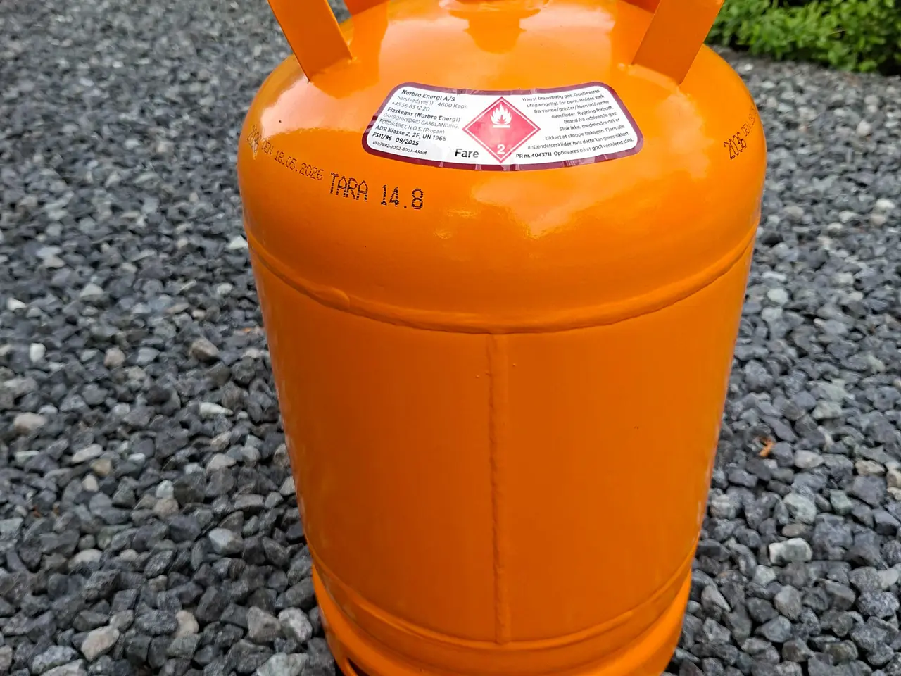 Billede 1 - 11 kg gasflaske. Ny og plomberet.