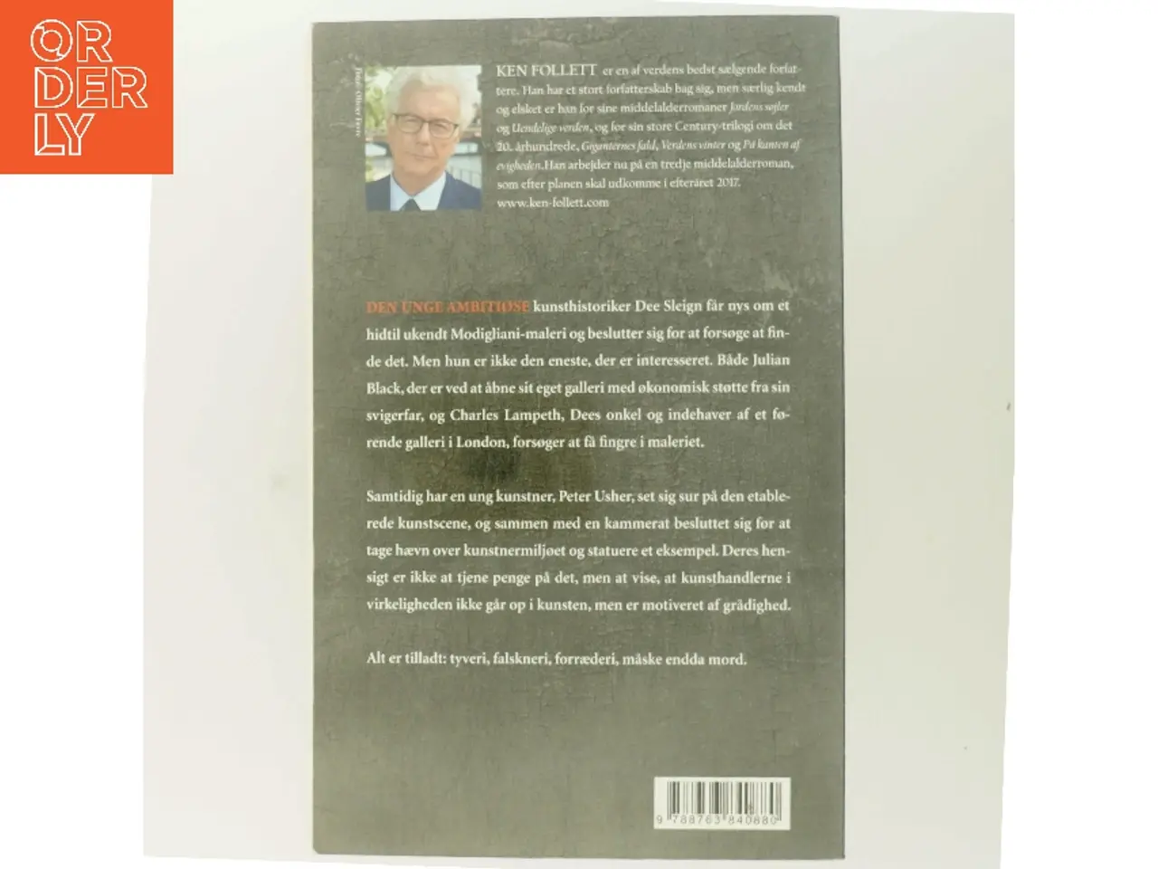 Billede 3 - Modigliani affæren af Ken Follett (Bog)
