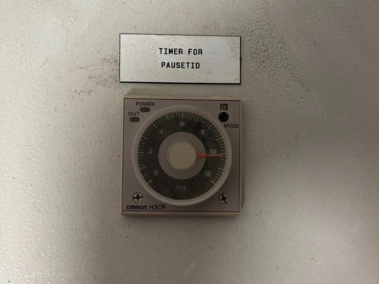 Billede 4 - Control Panel w/ Omron H3CR Timer, Hager ERC216,