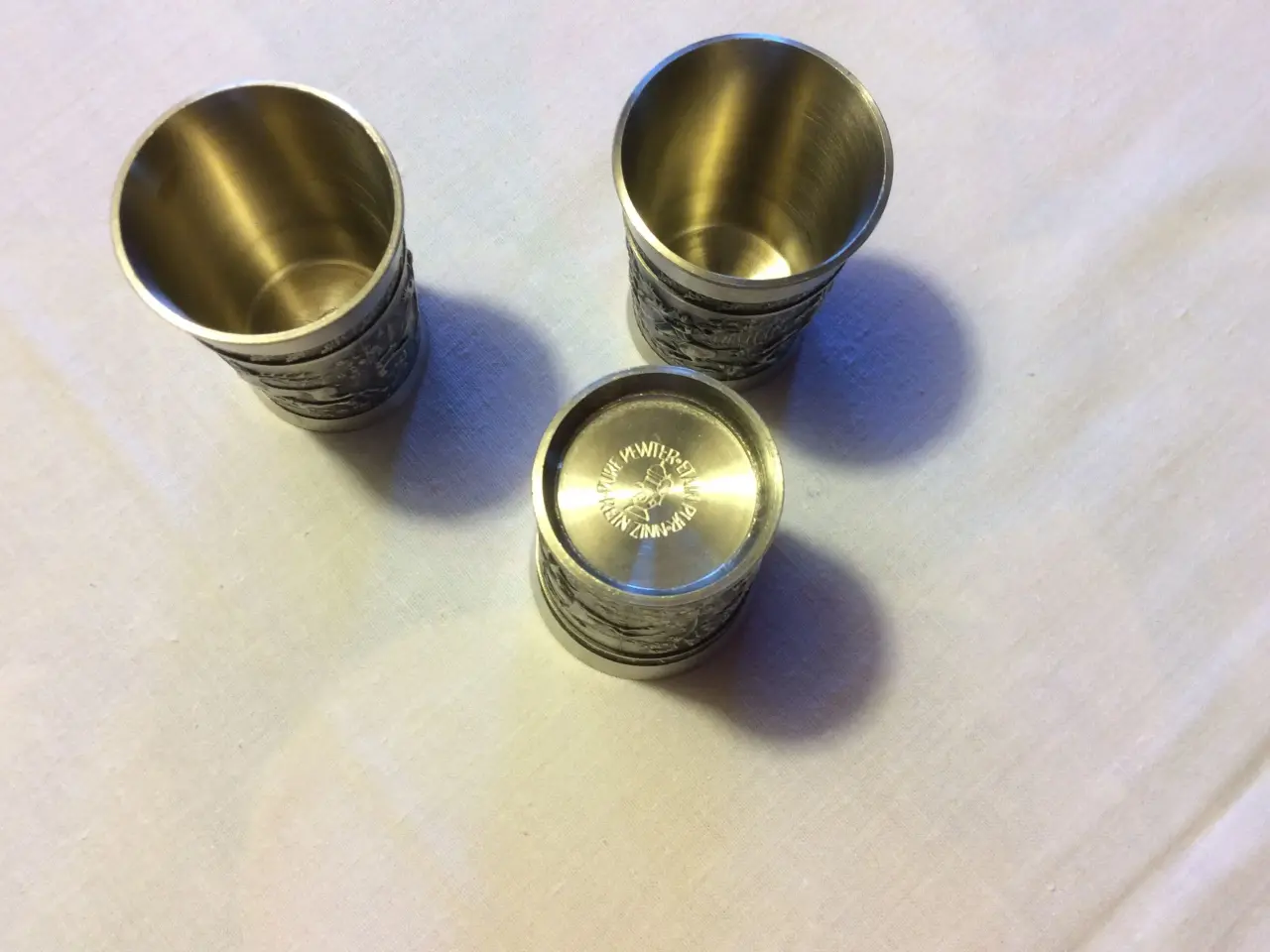 Billede 3 - tin krus til snaps