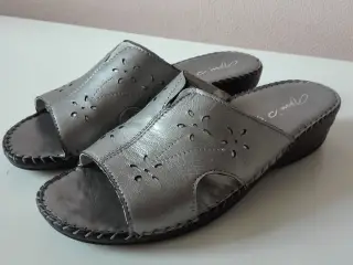 Sandaler sølv str. 40