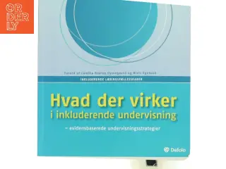 Hvad der virker i inkluderende undervisning : evidensbaserede undervisningsstrategier af David Mitchell (f. 1938) (Bog)