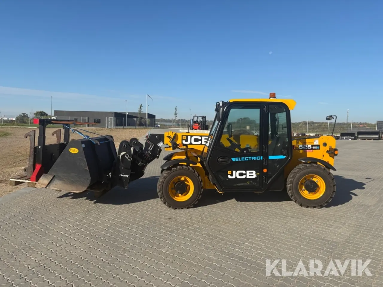 Billede 2 - Teleskoplæsser JCB 525-60E med tilbehør
