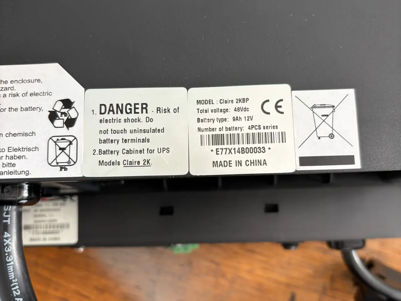Billede 2 - Atek 2K UPS backup strømforsyning 2000VA