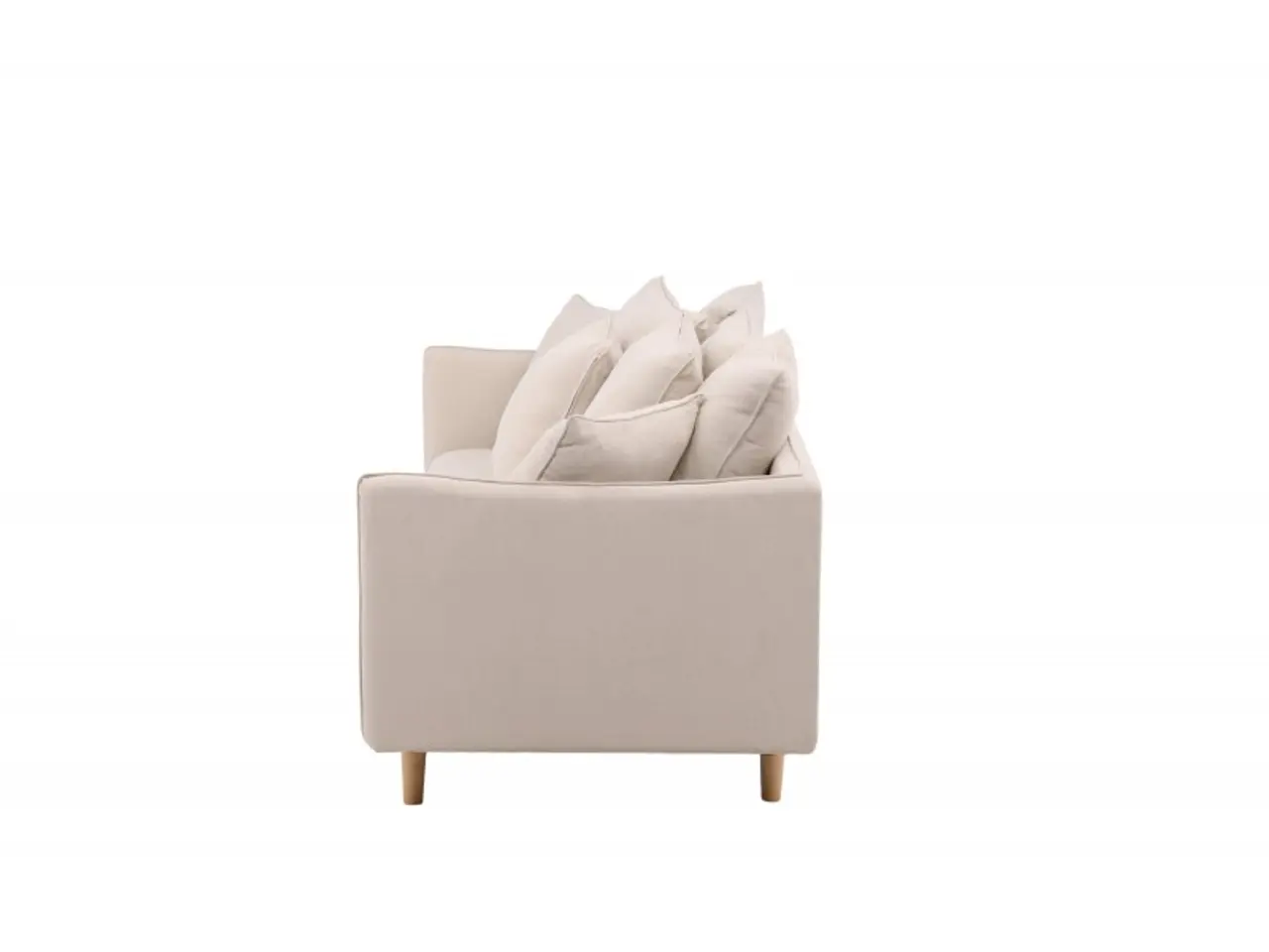 Billede 8 - Segelskaren 3 personers Sofa  - Beige Stof