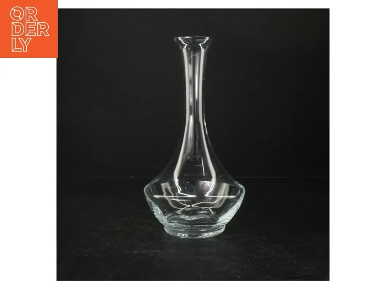 Billede 2 - Glasvase, karaffel fra Holmegaard (str. Ø 6 cm. længde, 27 cm)
