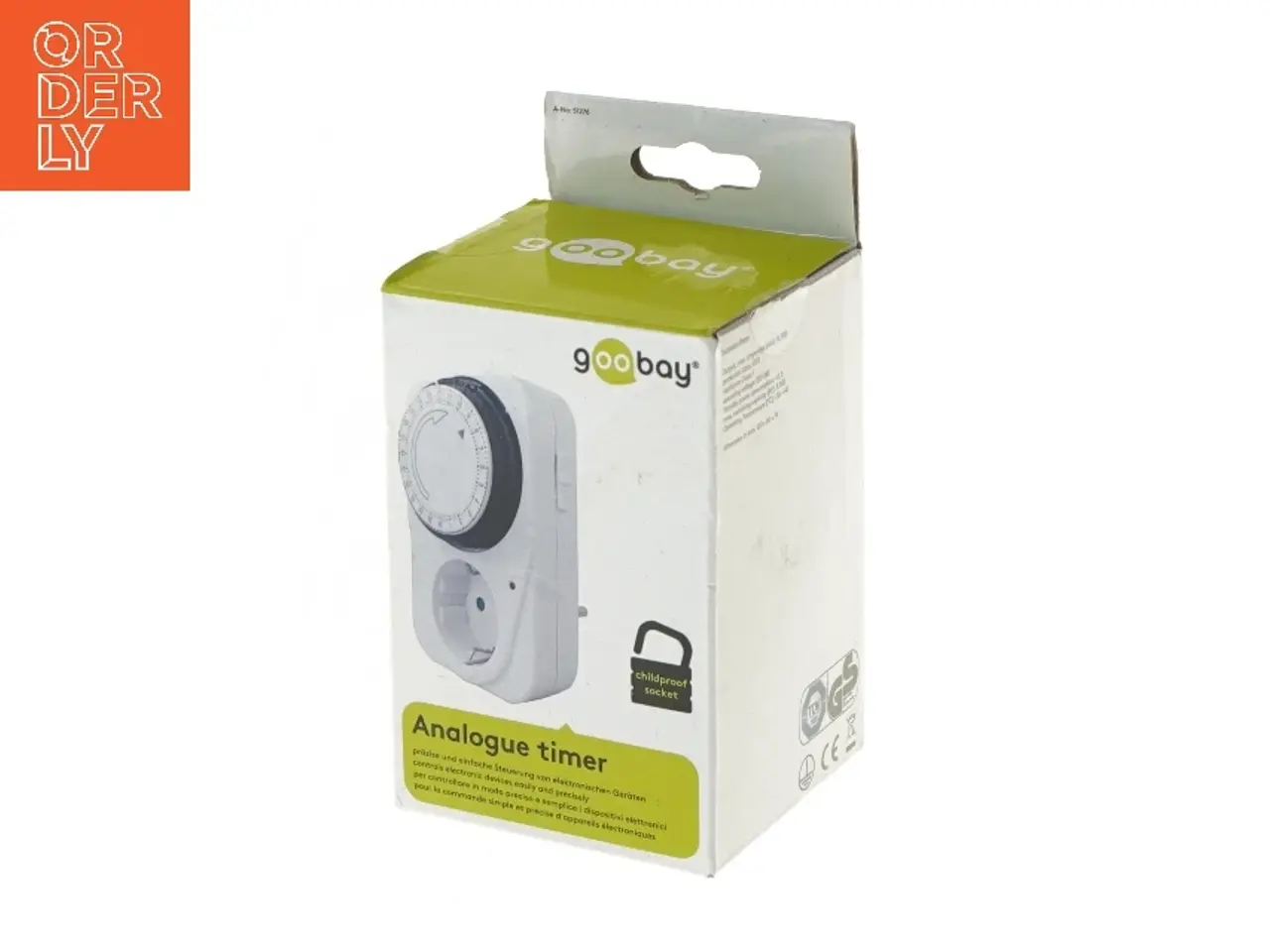 Billede 1 - Analog timer fra Goobay fra Goobay (str. 12x8x7,4 cm)