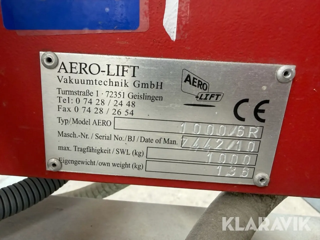 Billede 9 - Vakuumløfter Aero-Lift 1000/6R