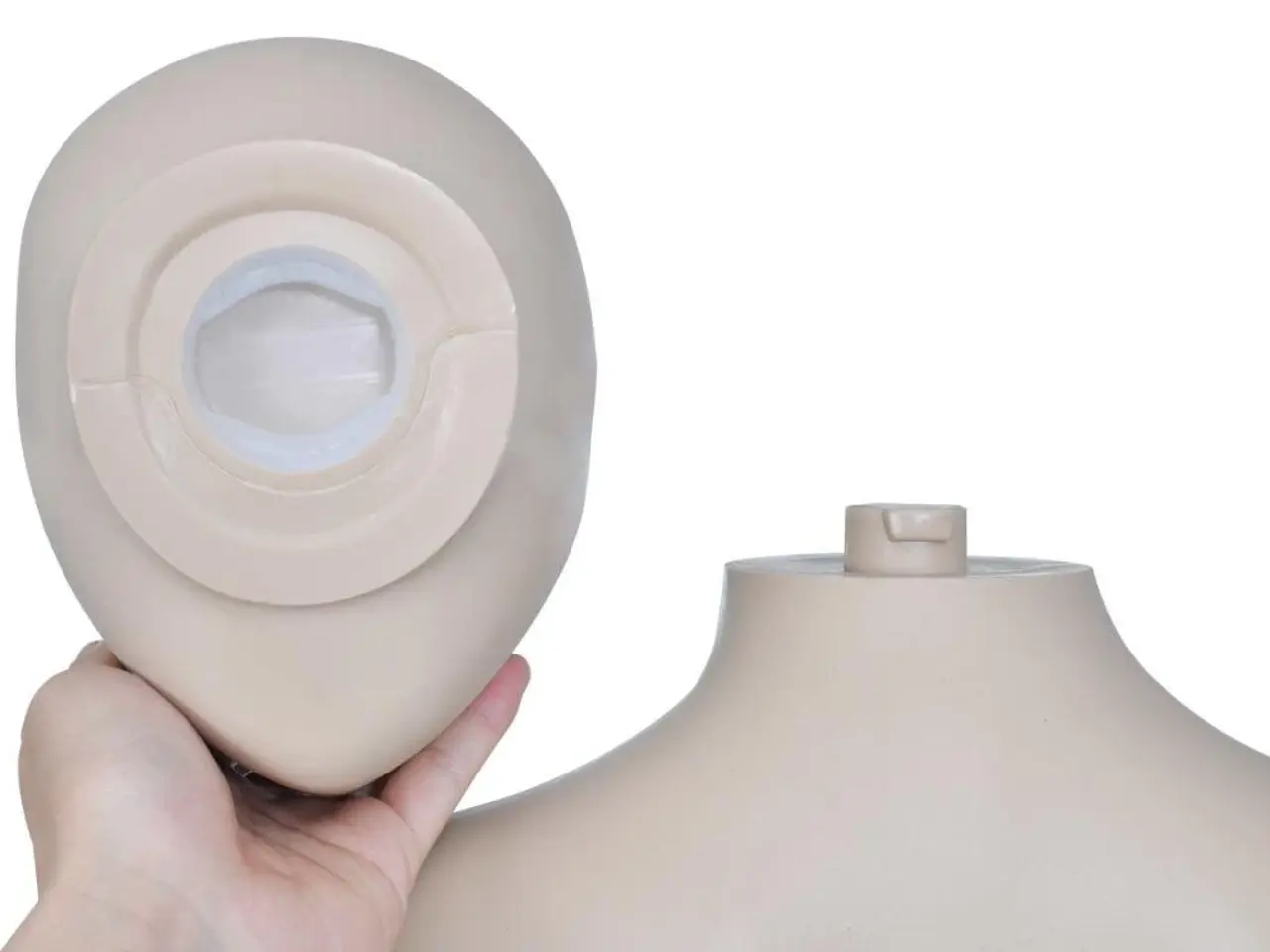 Billede 4 - Damegine med rundt hoved - beige