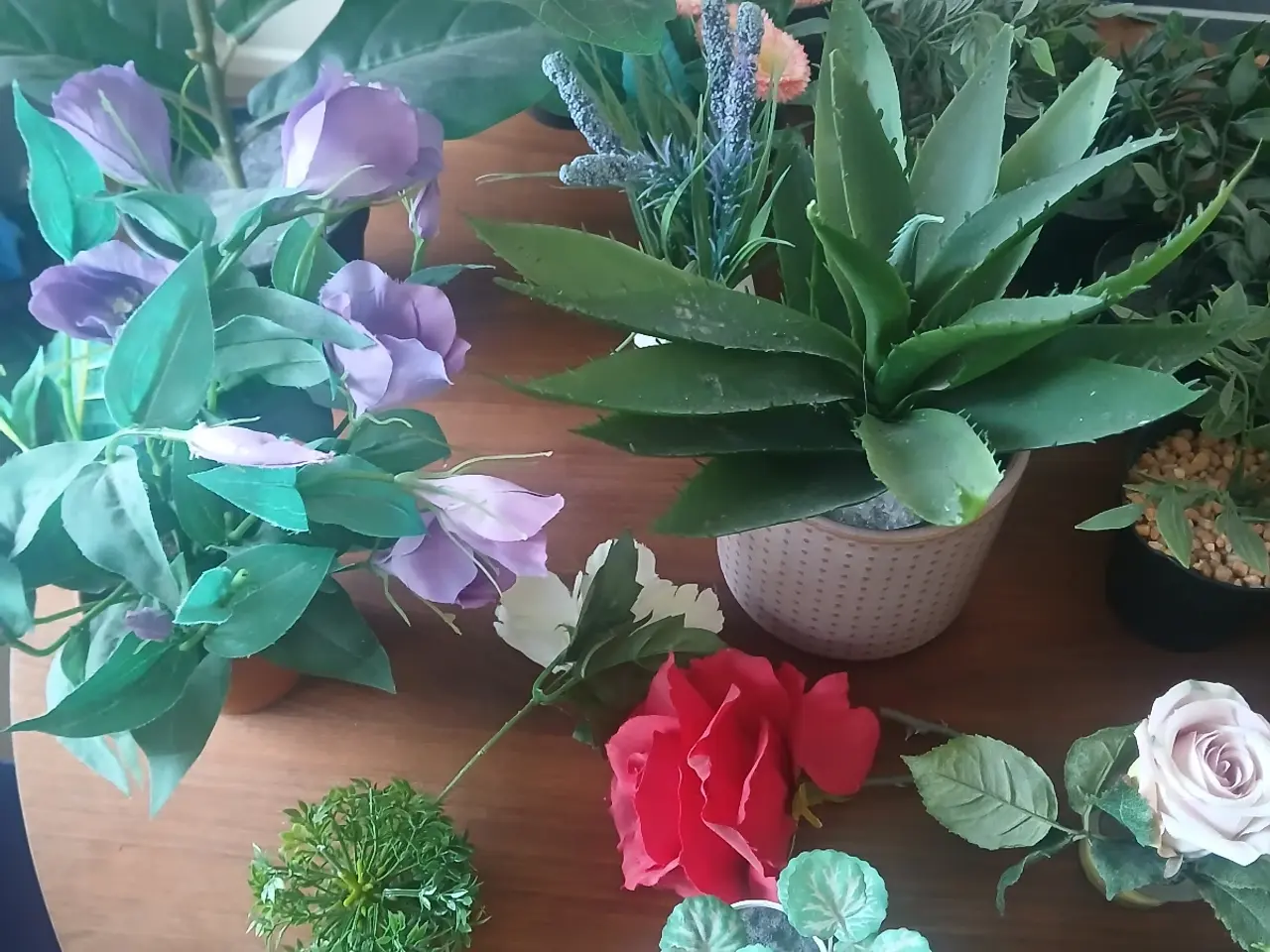 Billede 2 - Fake blomster mange