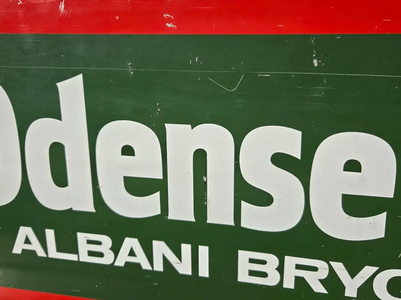 Billede 5 - Stort retro Albani / Odense Pilsner metalskilt