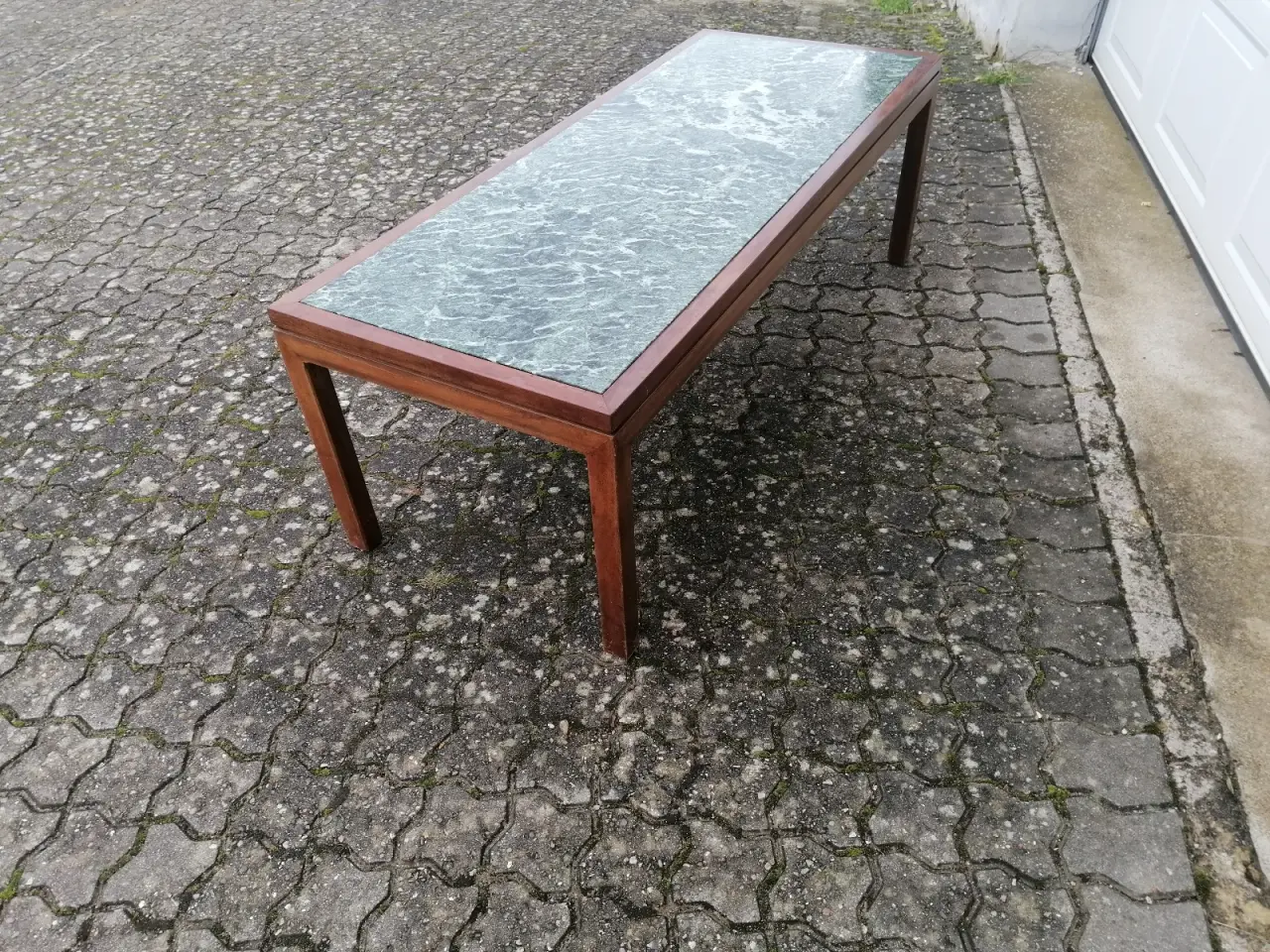 Billede 2 - Palisander med Marmor Bordplade i Midten 