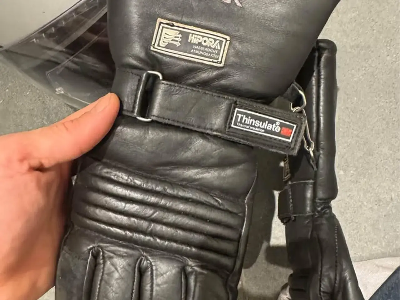 Billede 3 - Schuberth C3 MC-hjelm med handsker