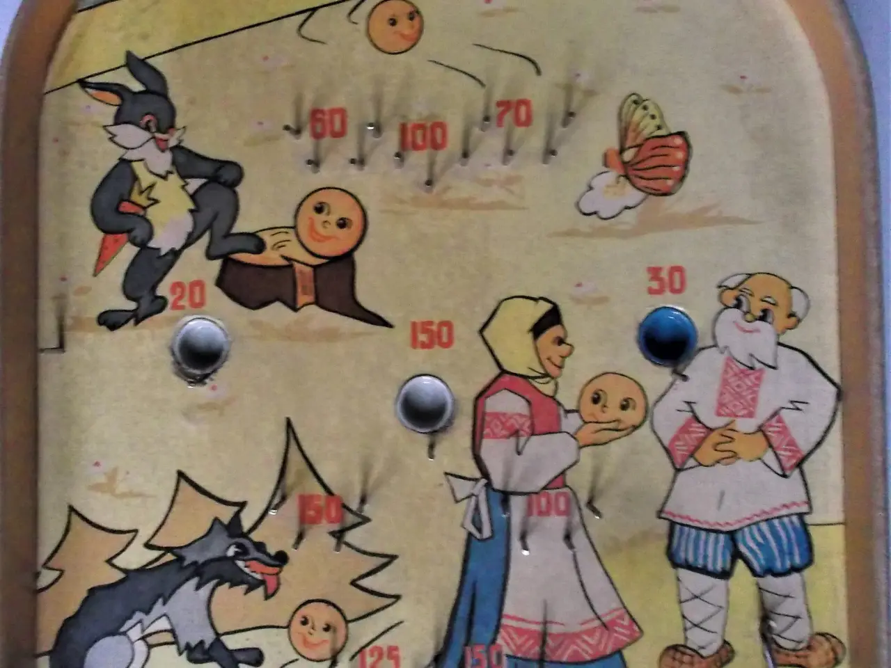 Billede 4 - Gammelt kuglespil. Vintage / retro pinball maskine