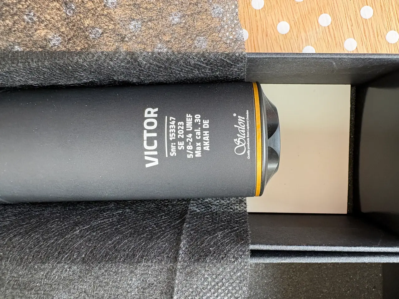 Billede 30 - Lyddæmper: STALON Victor 5/8-24 Unef Max 30″
