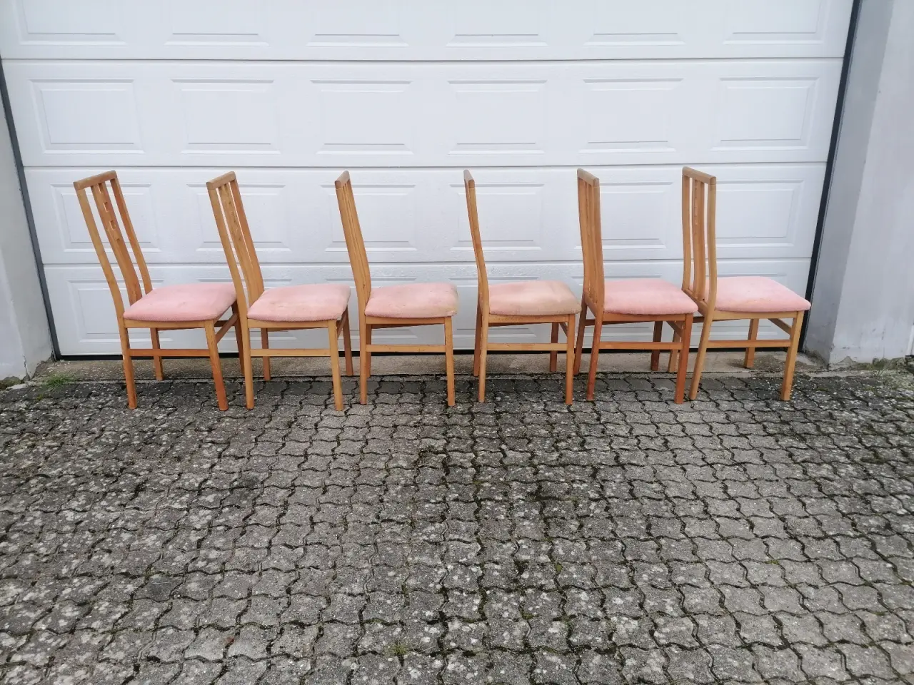 Billede 6 - Spisebordsstole Massiv Træ