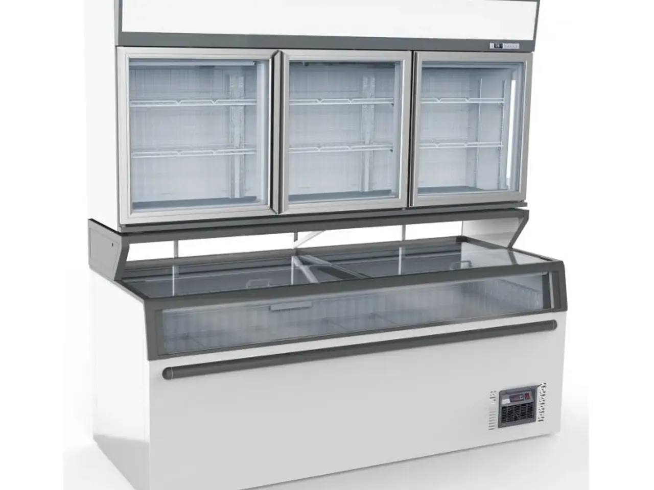 Billede 1 - Hvid Supermarked Kombinationsfryser – 1446 Liter