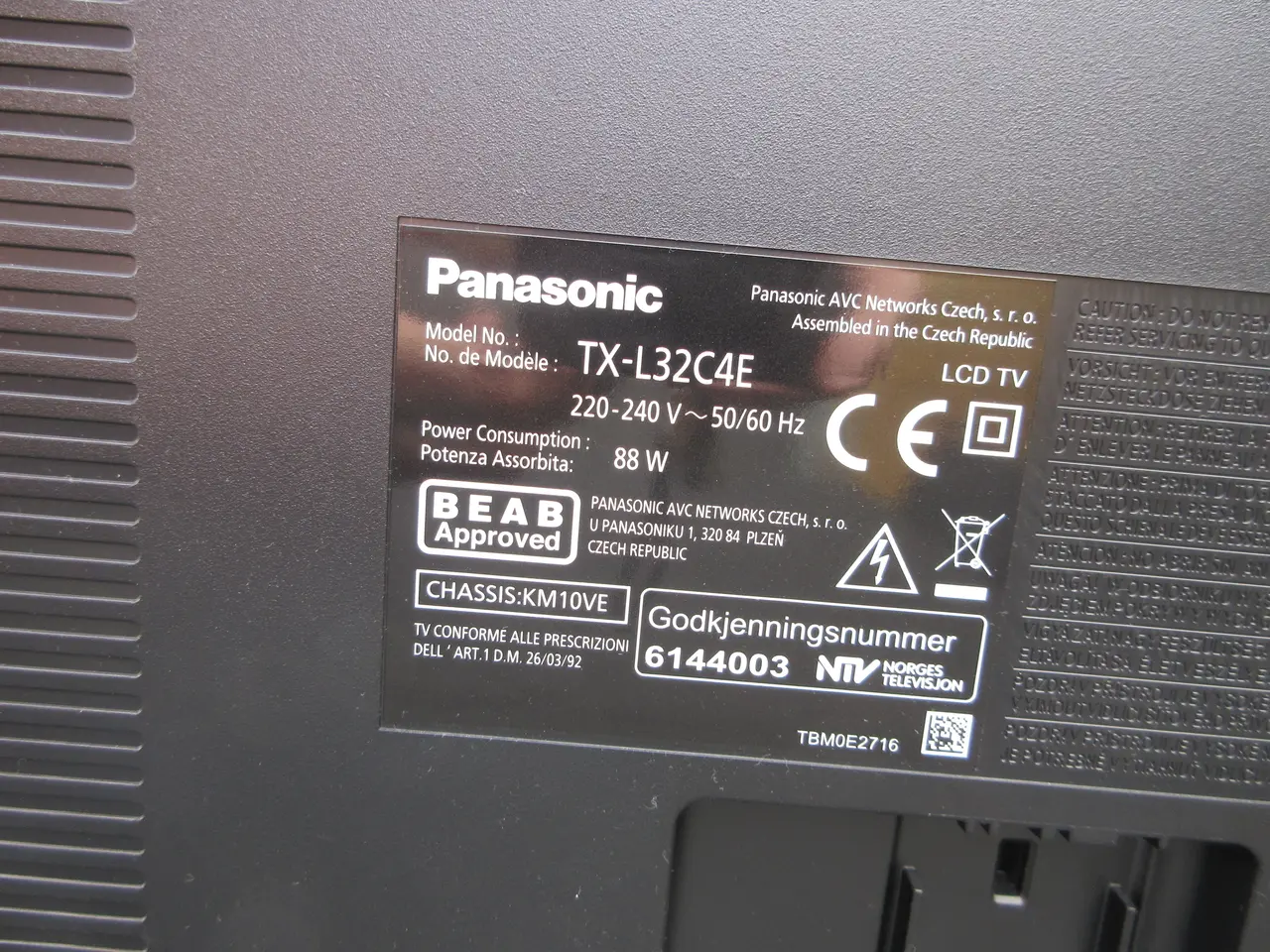 Billede 2 - 32" Panasonic TV