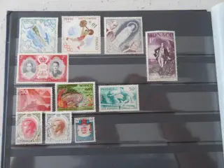 Monaco, 11 forskellige frimærker