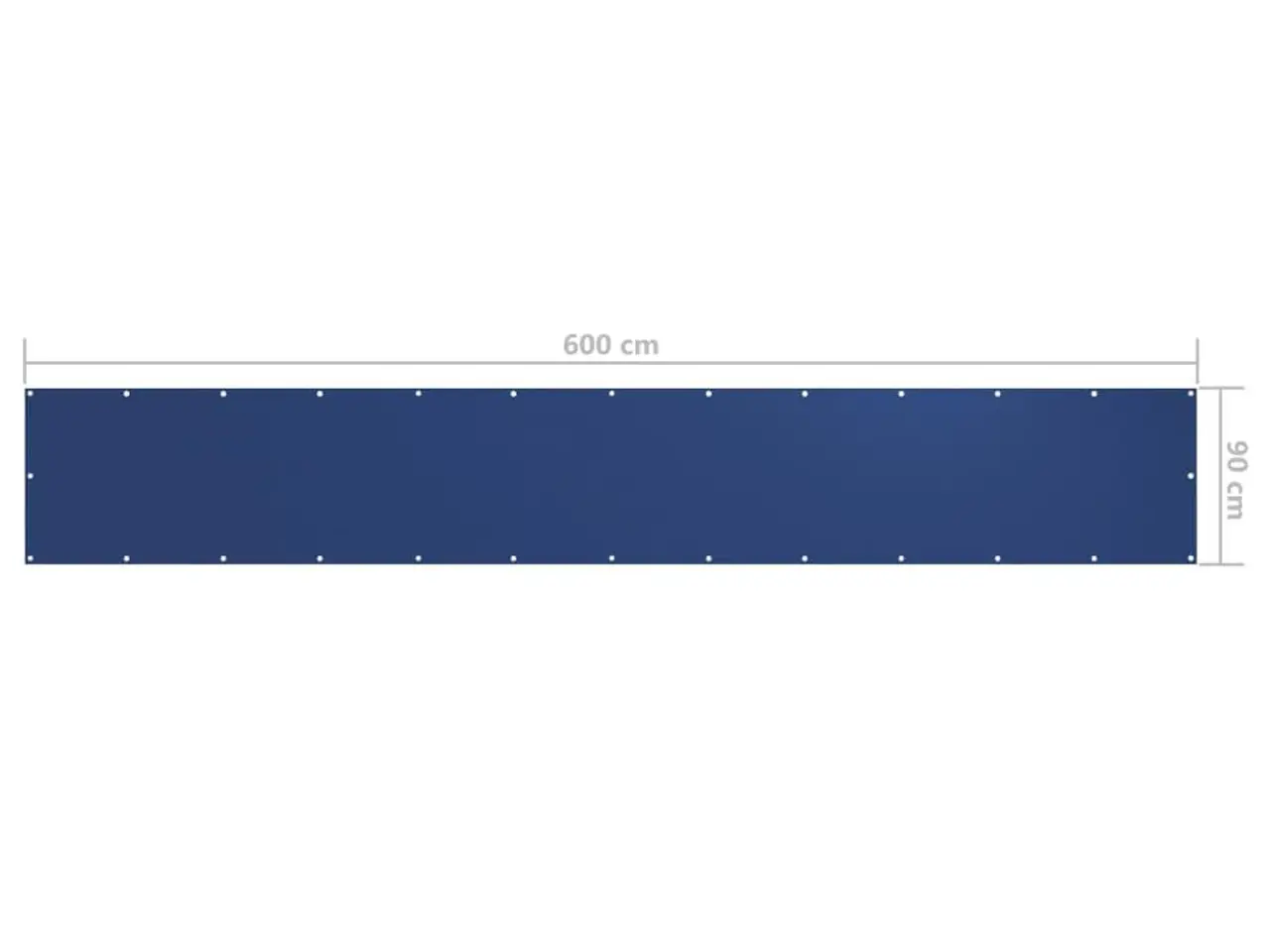 Billede 5 - Altanafskærmning 90x600 cm oxfordstof blå