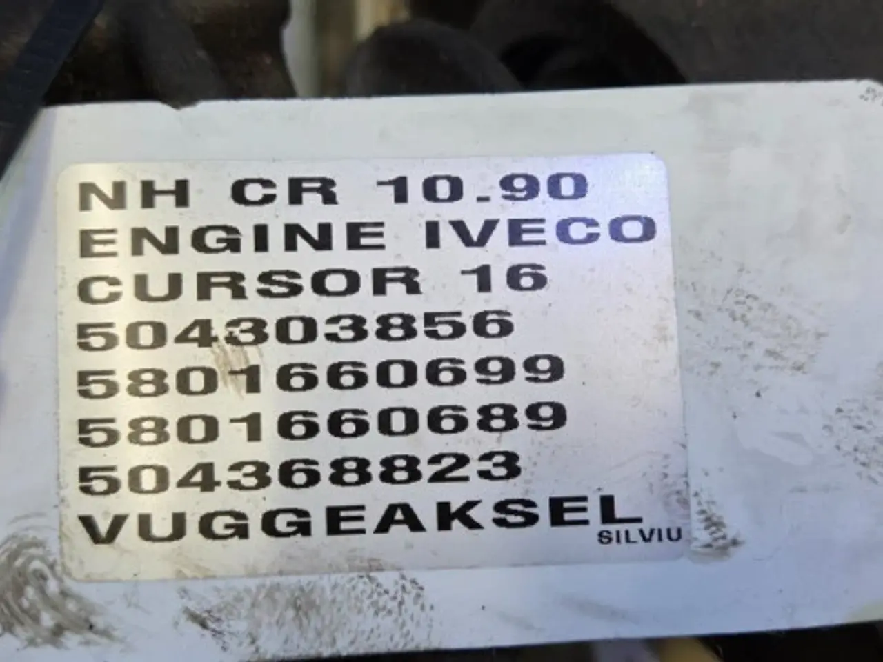 Billede 14 - Iveco Cursor16 Vippeaksel 504303856