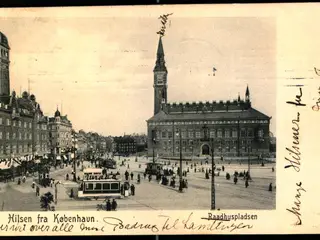 Hilsen fra København - Raadhuspladsen - B.M. & Co. 506