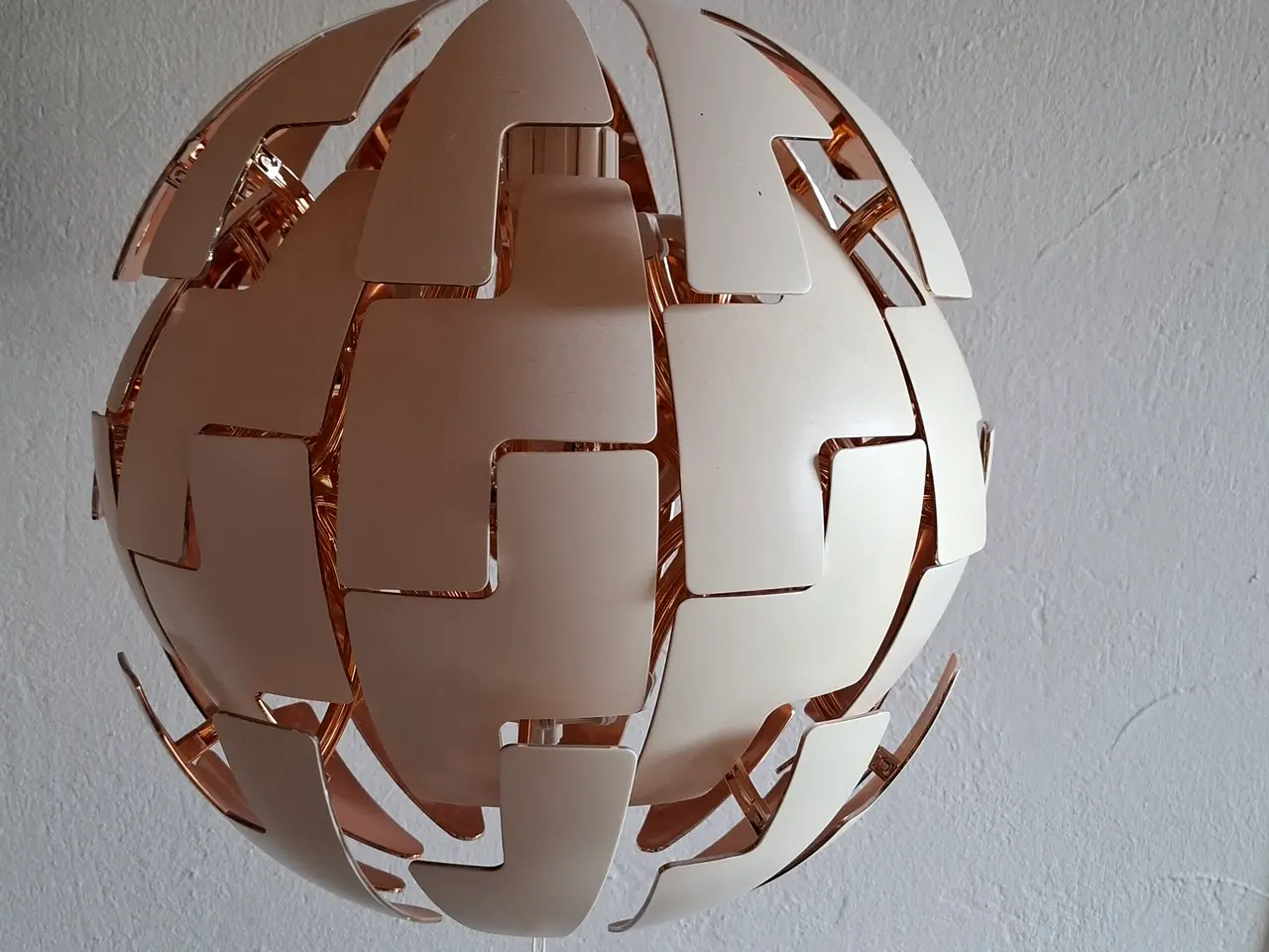 Billede 1 - Hvid Ikea loftlampe
