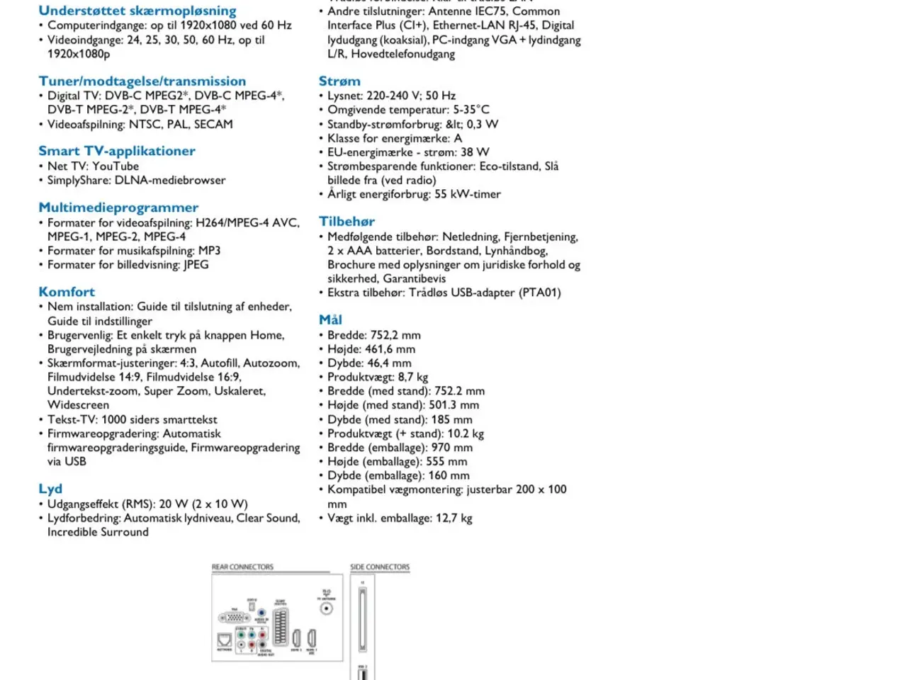 Billede 9 - Philips smart led tv 32”